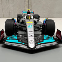 Mercedes-AMG Petronas F1 W13 E Performance No.44 Mercedes-AMG Petronas F1 Team - Miami GP 2022 - Lewis Hamilton. With Acrylic Cover - 1:18 Scale Resin Model Car - SPARK - RRP $380 NOW $340