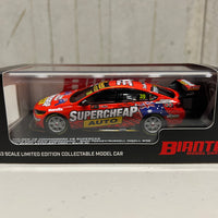 HOLDEN ZB COMMODORE - TRIPLE EIGHT RACE ENGINEERING SUPERCHEAP AUTO - FEENEY/INGALL #39 - REPCO Bathurst 1000 WILDCARD - 1:43 Scale Diecast Model Car - BIANTE - RRP $99 NOW $80
