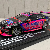 Holden ZB Commodore - #2 Bryce Fullwood - Mobil 1 Middy's Racing - Race 1, 2021 Repco Mt Panorama 500 - 1:43 Model Car - BIANTE