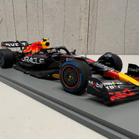Oracle Red Bull Racing RB18 No.11 Oracle Red Bull Racing - Winner Monaco GP 2022 - Sergio Pérez. With Acrylic Cover - 1:18 Scale Resin Model Car