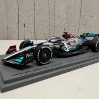 Mercedes-AMG Petronas F1 W13 E Performance No.63 Mercedes-AMG Petronas F1 Team - 4th Belgian GP 2022 - George Russell - 1:43 Scale Resin Model Car - Spark