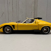 Lamborghini Miura SVR - Yellow/Black - 1:18 Scale Diecast Model Car - KYOSHO
