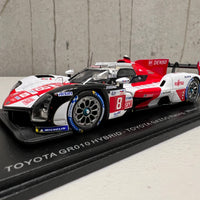TOYOTA GR010 HYBRID No.8 TOYOTA GAZOO Racing - Winner 24H Le Mans 2022 - S. Buemi - R. Hirakawa - B. Hartley - 1:43 Scale Resin Model Car