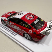 Chris Pither - PremiAir Coca-Cola Racing #22 Holden ZB Commodore - 2022 Repco Supercars Championship Season - 1:43 Scale Diecast Model - AUTHENTIC COLLECTABLES