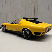 Lamborghini Miura SVR - Yellow/Black - 1:18 Scale Diecast Model Car - KYOSHO