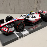HAAS F1 TEAM VF-22 - MICK SCHUMACHER - FIRST POINTS - BRITISH GP 2022 - 1:18 Scale Resin Model Car - Minichamps