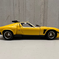 Lamborghini Miura SVR - Yellow/Black - 1:18 Scale Diecast Model Car - KYOSHO