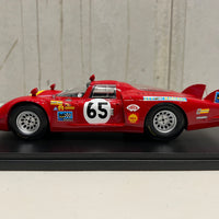 Alfa Romeo 33/2 No.65 24H Le Mans 1968 - S. Trosch - K. von Wendt - With Acrylic Cover - 1:18 Scale Resin Model Car