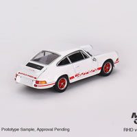 Porsche 911 Carrera RS 2.7 - Grand Prix White / Red - Mini GT - 1:64 Scale Diecast Model