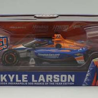 Kyle Larson #17 Hendrickcars.com, Arrow McLaren / 2024 Indianapolis 500 Rookie of the Year Edition - NTT IndyCar Series 1:18 Scale IndyCar Diecast