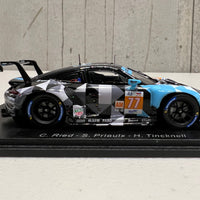 Porsche 911 RSR-19 No.77 Dempsey-Proton Racing - 24H Le Mans 2022 - C. Ried - S. Priaulx - H. Tincknell - 1:43 Scale Resin Model Car Spark