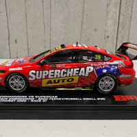 HOLDEN ZB COMMODORE - TRIPLE EIGHT RACE ENGINEERING SUPERCHEAP AUTO - FEENEY/INGALL #39 - REPCO Bathurst 1000 WILDCARD - 1:43 Scale Diecast Model Car - BIANTE - RRP $99 NOW $80