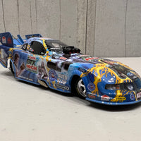 2012 John Force Castrol Comic Book Car Mustang Funny Car - 1:24 Scale Diecast Model - Action