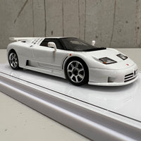 Bugatti EB110 Super Sport Bianco Monaco - 1:43 Scale Resin Model Car - TSM