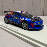 Alpine A110 Rally No.46 2nd R-GT Rally Monte Carlo 2022 - Manu Guigou - Kévin Bronner - 1:43 Scale Resin Model Car - Spark
