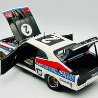 1977 BATHURST WINNER #1 & #2 FINISH - TWIN SET - FORD XC FALCON - WINNERS PLAQUE - 1:18 SCALE DIECAST MODELS - BIANTE