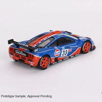 1995 Le Mans 24 Hr - #24 Gulf Racing McLaren F1 GTR - 1:64 Scale Diecast Model - MINI GT