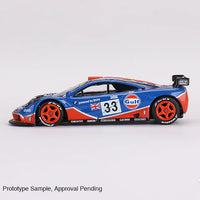 1995 Le Mans 24 Hr - #24 Gulf Racing McLaren F1 GTR - 1:64 Scale Diecast Model - MINI GT