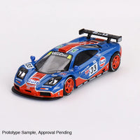 1995 Le Mans 24 Hr - #24 Gulf Racing McLaren F1 GTR - 1:64 Scale Diecast Model - MINI GT