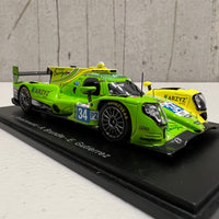 Oreca 07 - Gibson No.34 Inter Europol Competition - 24H Le Mans 2022 - J. Śmiechowski - A. Brundle - E. Gutierrez - 1:43 Scale Resin Model Car - Spark