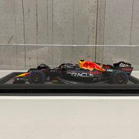 Oracle Red Bull Racing RB18 No.11 Oracle Red Bull Racing - Winner Monaco GP 2022 - Sergio Pérez. With Acrylic Cover - 1:18 Scale Resin Model Car