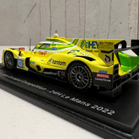 Oreca 07 - Gibson No.43 Inter Europol Competition - 24H Le Mans 2022 - D. Heinemeier-Hansson - F. Scherer - P. Fittipaldi - 1:43 Scale Resin Model Car - Spark