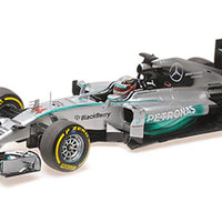 Lewis Hamilton - 2014 World Champion - Mercedes-AMG W05 - 1:18 Scale model - Minichamps