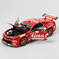 Scott Pye - Team 18 #20 Chevrolet Camaro ZL1 - 2023 Gold Coast 500 Hino Team Samurai Retro Livery - 1:18 Scale Diecast Model - Authentic Collectables
