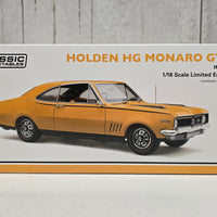 HOLDEN HG MONARO GTS 350 - INDY ORANGE - 1:18 SCALE DIECAST MODEL