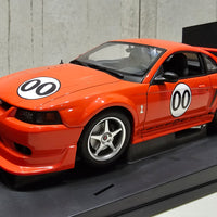 2000 FORD MUSTANG COBRA R RACE CAR ORANGE - 1:18 SCALE DIECAST MODEL - AUTOart
