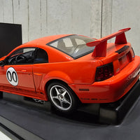 2000 FORD MUSTANG COBRA R RACE CAR ORANGE - 1:18 SCALE DIECAST MODEL - AUTOart