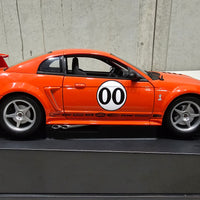 2000 FORD MUSTANG COBRA R RACE CAR ORANGE - 1:18 SCALE DIECAST MODEL - AUTOart