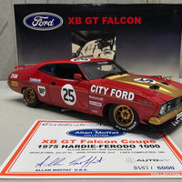 1975 BATHURST ALLAN MOFFAT - IAN GEOGHEGAN - FORD XB FALCON GT - 1:18 SCALE DIECAST MODEL - AUTOART