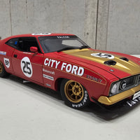 1975 BATHURST ALLAN MOFFAT - IAN GEOGHEGAN - FORD XB FALCON GT - 1:18 SCALE DIECAST MODEL - AUTOART