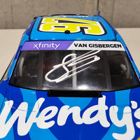 SHANE VAN GISBERGEN AUTOGRAPHED 2024 WENDY'S 1:24 SCALE ARC DIECAST