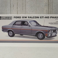 FORD XW FALCON GTHO PHASE II - SILVER FOX - 1:18 SCALE DIECAST MODEL