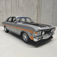 FORD XW FALCON GTHO PHASE II - SILVER FOX - 1:18 SCALE DIECAST MODEL