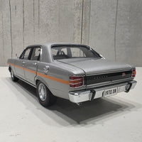 FORD XW FALCON GTHO PHASE II - SILVER FOX - 1:18 SCALE DIECAST MODEL