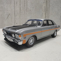 FORD XW FALCON GTHO PHASE II - SILVER FOX - 1:18 SCALE DIECAST MODEL