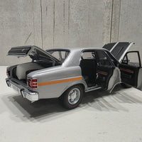 FORD XW FALCON GTHO PHASE II - SILVER FOX - 1:18 SCALE DIECAST MODEL