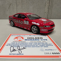PETER BROCK - 2002 TARGET TASMANIA - CV8 MONARO - 1:18 SCALE DIECAST MODEL - AUTOart