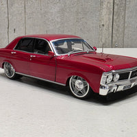 XY Ford Falcon - Candy Red - 1:24 Scale Diecast Model - DDA