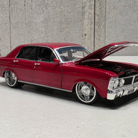 XY Ford Falcon - Candy Red - 1:24 Scale Diecast Model - DDA
