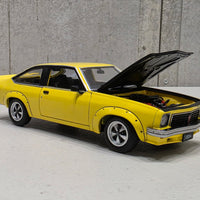 A9X TORANA 308 FACTORY CAR - YELLOW - 1:24 SCALE DIECAST MODEL - DDA