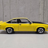 A9X TORANA 308 FACTORY CAR - YELLOW - 1:24 SCALE DIECAST MODEL - DDA