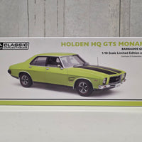 HOLDEN HQ MONARO GTS SEDAN - BARBADOS GREEN - 1:18 DIECAST MODEL
