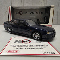 HSV VS GTS - 1:18 SCALE DIECAST MODEL - GENESIS BLUE - BIANTE
