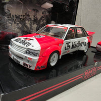 PETER BROCK - LARRY PERKINS - HOLDEN DEALER TEAM - VK COMMODORE - 1984 BATHURST WINNER - 1:18 SCALE DIECAST WITH HELMET - BIANTE
