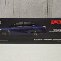HOLDEN VF COMMODORE SSV REDLINE - SLIPSTREAM BLUE - 1:18 SCALE DIECAST MODEL - BIANTE