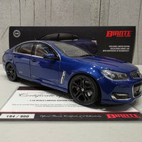 HOLDEN VF COMMODORE SSV REDLINE - SLIPSTREAM BLUE - 1:18 SCALE DIECAST MODEL - BIANTE